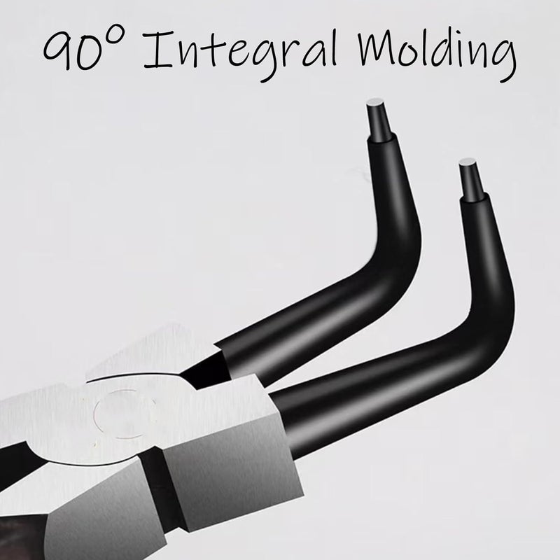 BJDSI Bent Internal Snap Ring Pliers 7 inch,Internal Spring,Anti-Rust,Head Size:0.07". - Image 3
